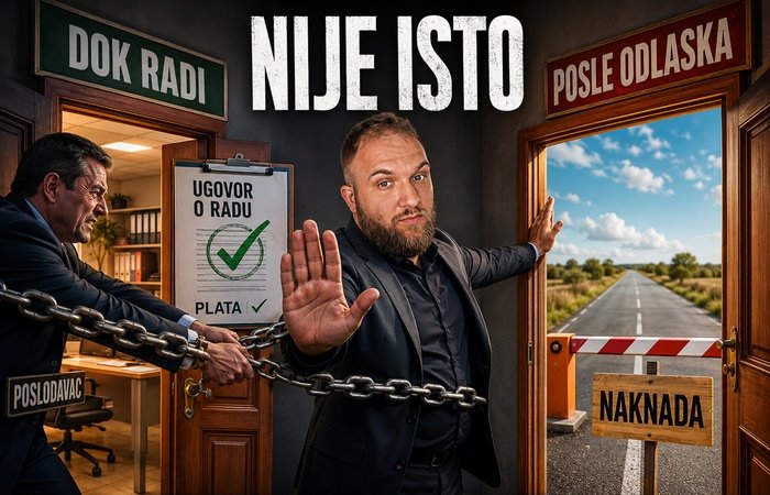 nije posle odlaska ugovor plata v - Zabrana tokom rada i zabrana posle prestanka nisu isto