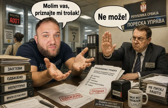 Klijent moli poresku upravu da prizna članarinu kao trošak