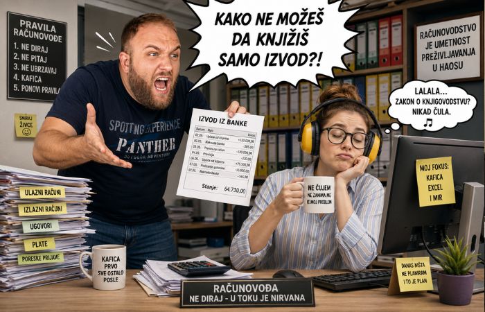 Članarina udruženju kao trošak firme i klijent viče na knjigovođu