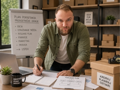 Otvaranje preduzetničke radnje uz poslovni plan, registraciju i pripremu za početak rada
